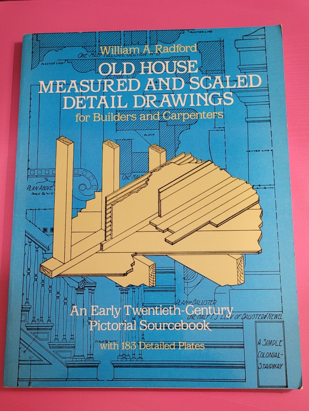 Vintage Old House Measured & Scaled Detail Drawings Builders Carpenters (1264)